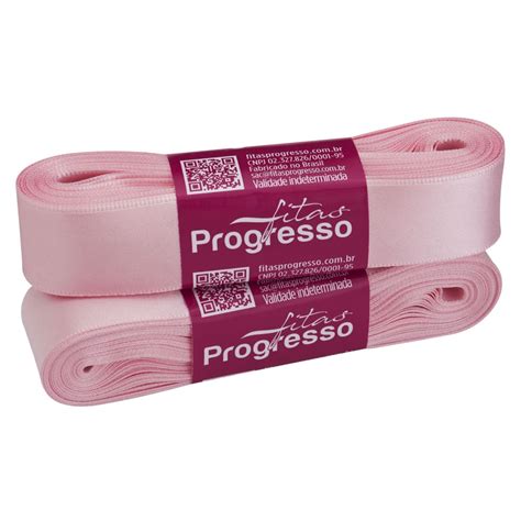 FITA CETIM SIMPLES CF005 22 MM COR 310 ROSA BEBÊ PEÇA 10 METROS