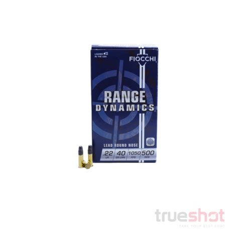 Fiocchi Range Dynamics 22 Long Rifle 40 Grain LRN