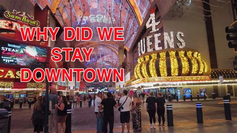 St Time Staying Downtown Las Vegas Four Queens Youtube