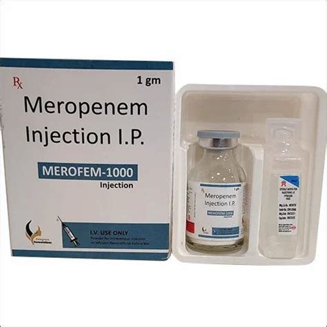 Meropenem 1gm Injection 10 Ml At Best Price In Cuttack ID 2851592494355