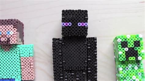 3d Perler Bead Minecraft Enderman Figure Full Tutorial─影片 Dailymotion