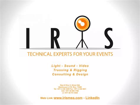 Iris Corporate Profile Ppt