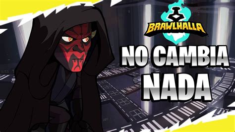 QUE TAN MALO ES EL CROSSOVER DE DARTH MAUL Brawlhalla X Star Wars