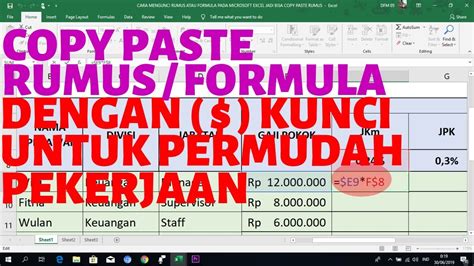 Cara Mengunci Rumus Di Excel Berbagi Informasi