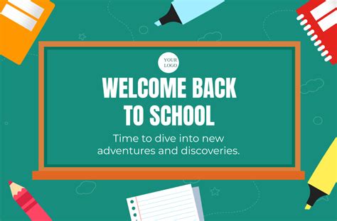 Free Back To School Classroom Banner Template Edit Online And Download