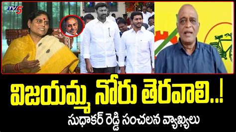 విజయమ్మ నోరు తెరవాలి Tdp Leader Sudhakar Reddy Sensational Comments