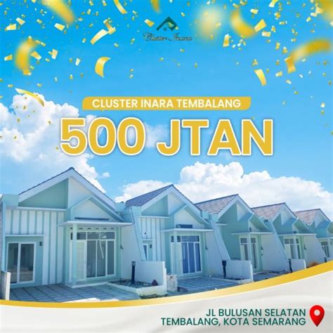 Rumah Cluster Sertifikat SHM Di Kawasan Undip Tembalang