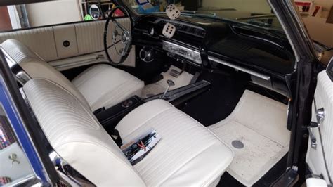 Black 64 impala ss white interior - 41447s149096