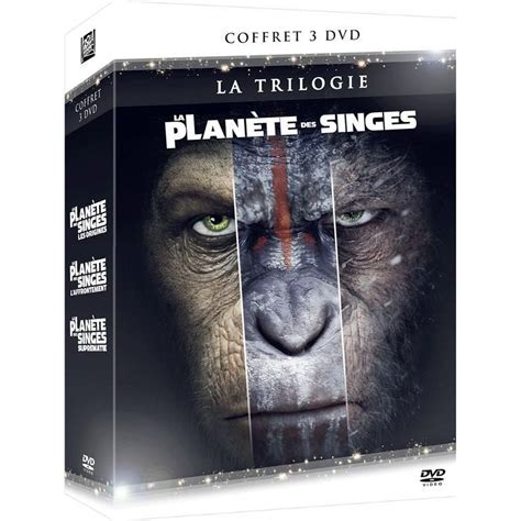 Coffret Dvd La Plan Te Des Singes Trilogie Pas Cher Auchan Fr