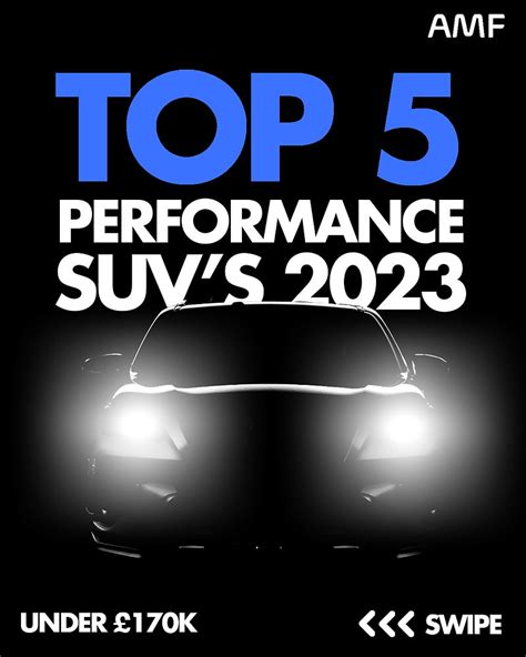 BEST PERFORMANCE SUV's UNDER £170K - 2023