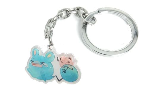 Pokemon Azurill Anime Manga Acrylic Keychain 5 CM Single Sided | Groupon