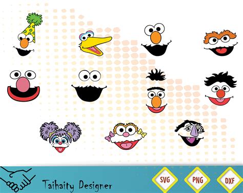 Free Sesame Street SVG Files