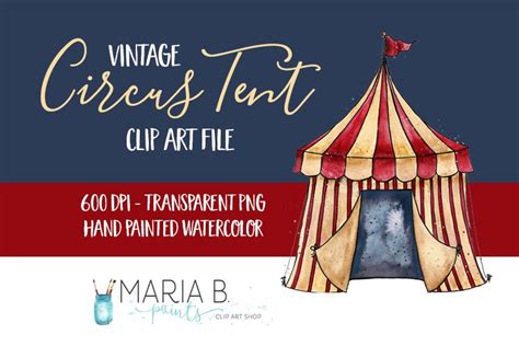 Vintage Circus Tent Png