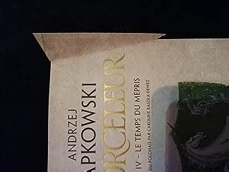 Amazon fr Sorceleur Witcher T4 Le Temps du mépris Sapkowski