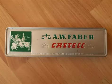 Alte Blechdose Von A W Faber Castell Stiftebox Mit Bleistiften