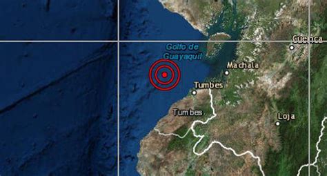 Tumbes Sismo De Magnitud Se Produjo Sin Causar Da Os Materiales