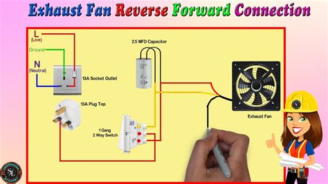 Exhaust Fan Capacitor Wiring Exhaust Fan Capacitor Wiring Di