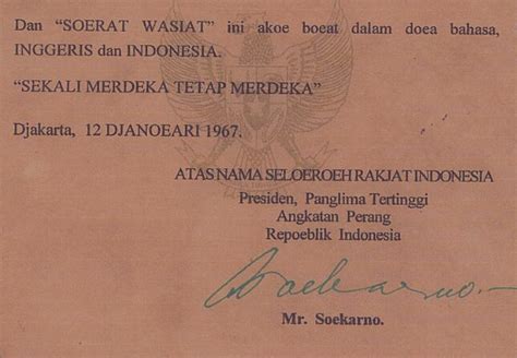 Tanda tangan soekarno hatta