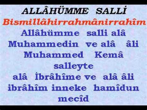 Allah Mme Salli Ve Barik Dualar Okunu U Takibi Youtube