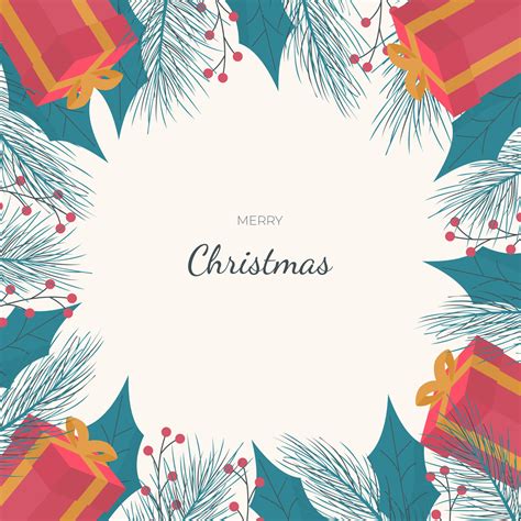 merry christmas card 14975751 Vector Art at Vecteezy