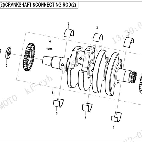 Diagram Cfmoto Ss Cf Us Crankshaft Connecting Rod