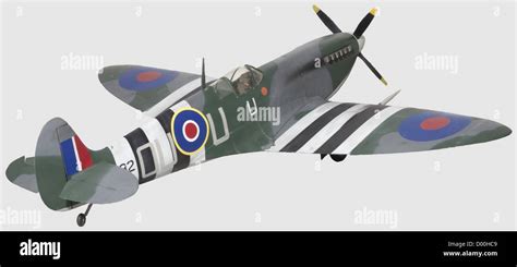 A Supermarine "Spitfire", A well-built flying scale model of Stock ...