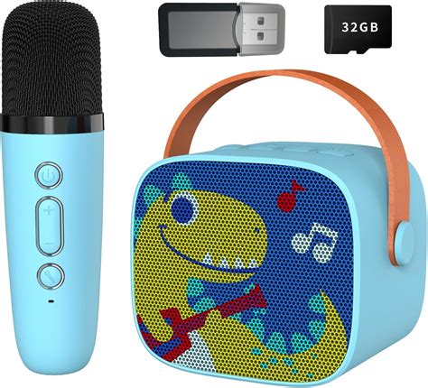 Snowall Mini máquina de karaoke para niños altavoz Bluetooth portátil