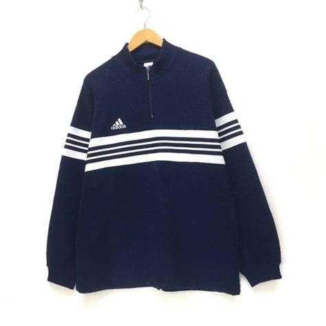 Adidas Vintage 90s Adidas Half Zip Sweatshirt Grailed