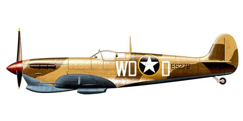 Asisbiz Spitfire MkVbTrop USAAF 12AF 52FG4FS WDD Lt Sylvan Feld ES276