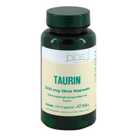 Taurin Mg Bios Kapseln Stk Apotheke De