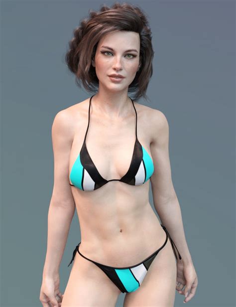 X Fashion Trendy Simple Bikini For Genesis 8 Female S TOPGFX Daz3d