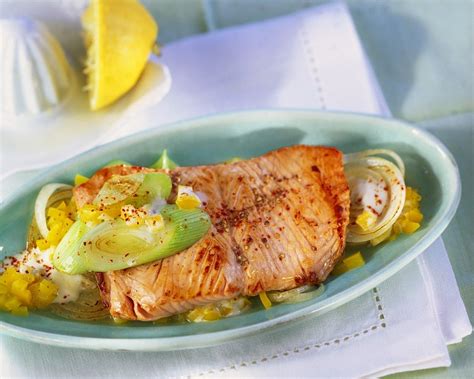 Lachs Mit Lauchgem Se Rezept Eat Smarter