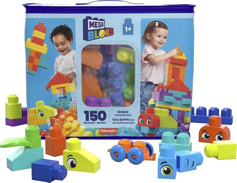 Mega Bloks Jogo De Constru O Jumbo Sacola De Blocos Pe As Amazon