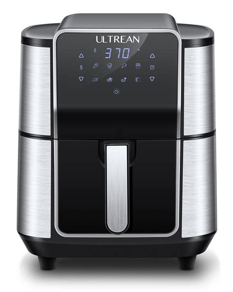 Ultrean 6 Quart Stainless Steel Air Fryer