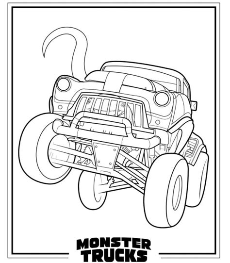 Scooby Doo Monster Truck Coloring Pages