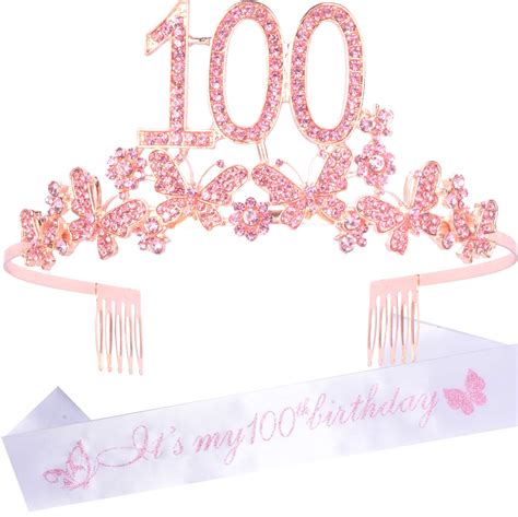 Buy Th Birthday Sash And Tiara For Women Fabulous Glitter Sash