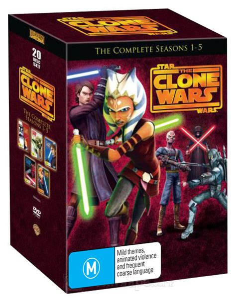 Star Wars Clone Wars Season Box Set Dvd Buy Now At Mighty Ape