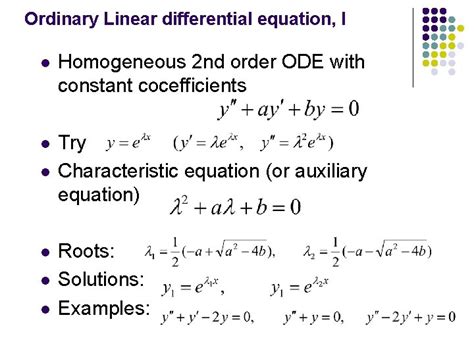 Differential Equations Ordinary Differential Equation Ode Partial Differential