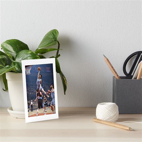 Ja Morant Dunks On Kevin Love Art Board Print For Sale By Dunkculture