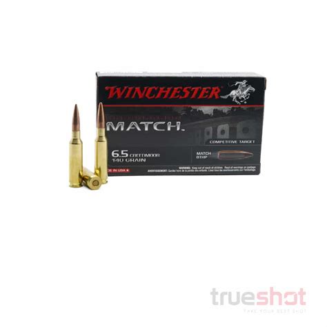 Winchester Match 6 5 Creedmoor 140 Grain Hp High Performance Ammunition