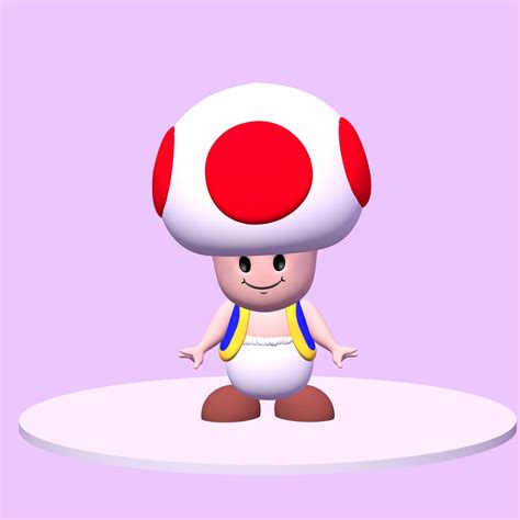 Mario Toad Face