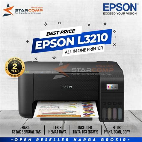 Jual Printer Epson L3210 All In One Ink Tank Printer Print Scan Copy Shopee Indonesia