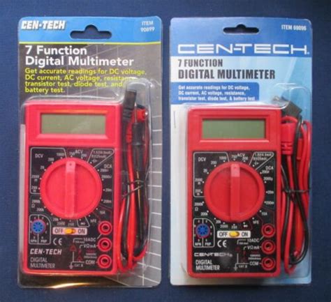 New Pack Digital Multimeter Cen Tech Function Ebay