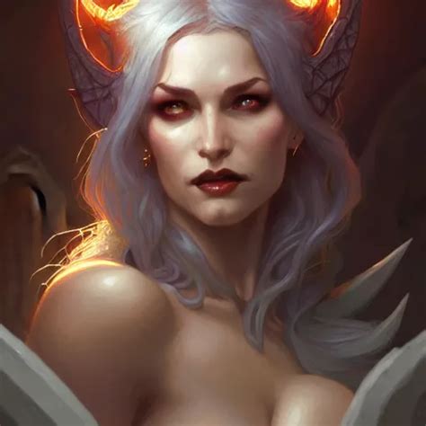 Rogue Female Demoness Forest D D Fantasy Stable Diffusion Openart