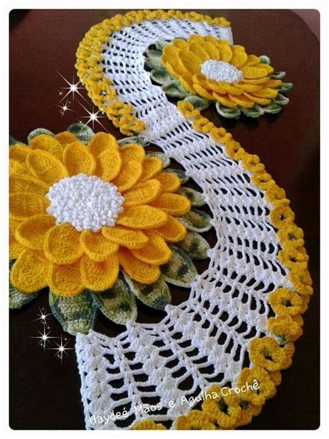 Crochet Flower Table Runner Patterns