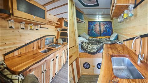 Stealth Sprinter Van Tour Beautiful Off Grid Camper Conversion