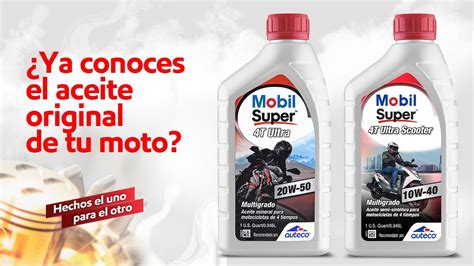 Mobil Super 4T Ultra El Aceite Recomendado Para Las Motos Victory Y