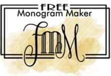 Free Monogram Maker | Customize Online | Instant Download