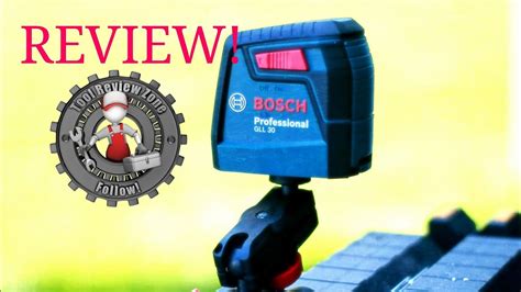 BOSCH 30 Ft Self Leveling Cross Line Laser Level GLL30S REVIEW