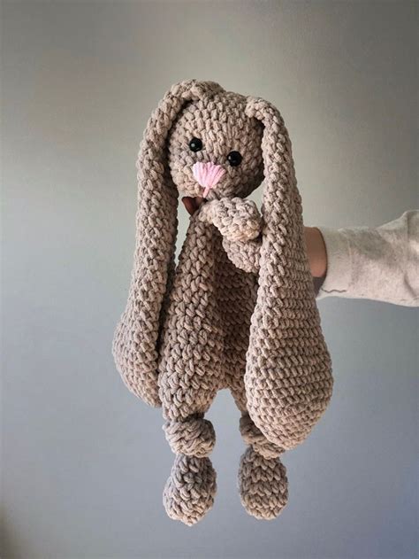 Extra Large Bunny Snuggler Extra Large Bunny Lovey Crochet Bunny Boho